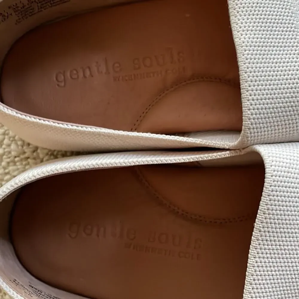 Gentle Souls Kenneth Cole Lizzy Espadrille Loafer Flat Women’s Size 7.5 Cream